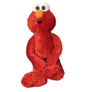 Fisher Price Sesame Street Muppets‎ Elmo Plush 21" Stuffed Animal Childrens TV